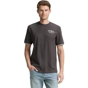 TOM TAILOR T-shirt voor heren, 10899 - Tarmac Grey, XXL
