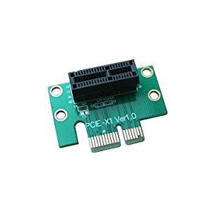 KALEA-INFORMATIQUE PCIe x1 slotadapter van het type Riser 90° voor horizontale montage van PCI Express x1-kaarten