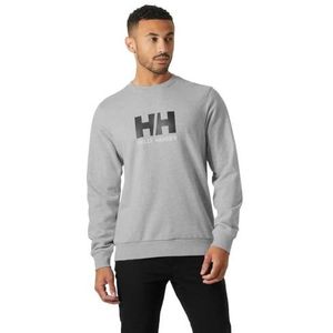 Helly Hansen Heren HH Logo Crew Sweat, Grijs Melange, XXL, Grijs Melange, XXL
