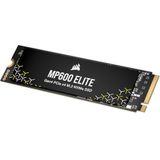 CORSAIR MP600 ELITE 1TB M.2 PCIe Gen4 x4 NVMe SSD - M.2 2280 - Tot 7.000MB/sec Sequentieel Lezen - 3D TLC NAND met Hoge Dichtheid - Zwart