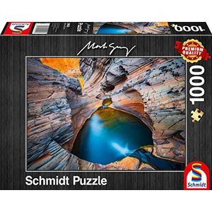 Schmidt Spiele 59922 Mark Grey, Indigo, puzzel van 1000 stukjes
