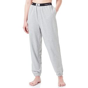 Calvin Klein Gebreide broek voor dames, Grijs (Grey Heather), M