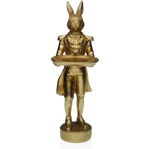 figuur haas, goudkleurig