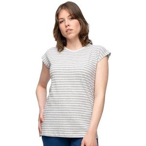 greenjama Dames linnen aandeel, GOTS-gecertificeerd pyjamabovendeel, ultramarine, 36, ultra marine, 36