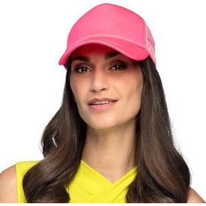 Boland - Neon cap, baseball cap voor volwassenen, pet, jaren 90, baseball cap, festival, carnaval en themafeest