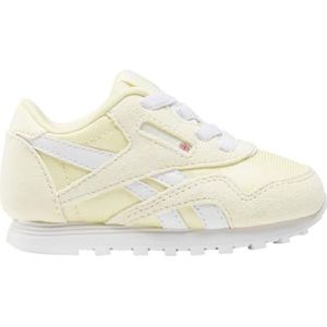 Reebok Uniseks Cl nylon sneakers voor kinderen, Bleachedyellow White, 20 EU
