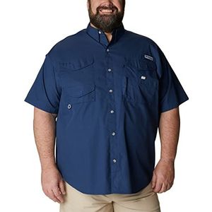 Columbia Bonehead herenhemd met korte mouwen, Koolstof, 4XL grote maten