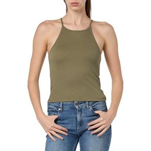 PIECES Dames Pcostina Strap Noos Bc Top, diep lichen green, XS