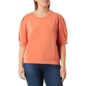 s.Oliver Dames sweatshirt met korte mouwen, oranje, 36