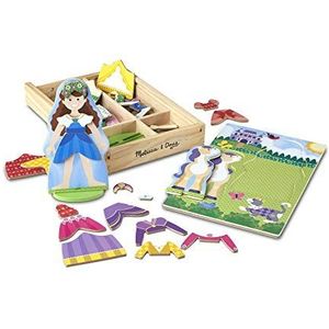 Melissa & Doug Princess Magnetic Dress-Up Play Set, Pretend Play Toy, Cognitive Skills, 3+, Gift for Boy or Girl