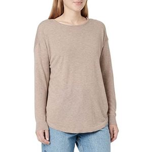 ONLY Dames ONLANA Life SEAWOOL L/S Detail Pull KNT Pullover Sweater, Mocha Meringue/Detail:W. Melange, S (2-pack)