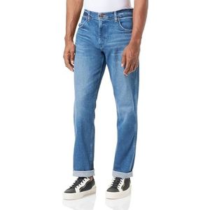 Wrangler Greensboro Jeans voor heren, Neptuna, 36W x 36L