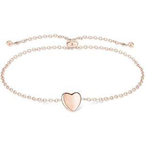 Tamaris - Armband - Roestvrij Staal - IP Roségoud - Filigraan Hartvormige Hanger