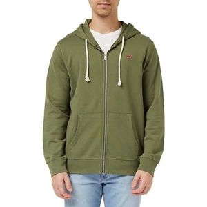 Levi's Sweatshirt met ritssluiting voor heren, Burnt Olive, S