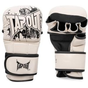 Tapout MMA-Sparring-handschoenen van leer (1 paar) Ruction, ecru/zwart, L/XL, 960001