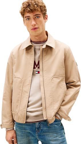 Tommy Hilfiger Heren IVY JACKET MW0MW41864 Overige Jassen, BEIGE, XS, BEIGE (Coastal Taupe), XS
