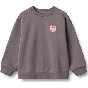 Wheat Sweatshirt L/S Ellis meisjes GOTS-certificaat, 1035 Purple Stone, 92