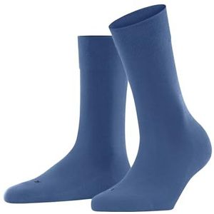 FALKE Dames Sokken Sensitive London W SO Katoen Met comfort tailleband 1 Paar, Blauw (Nautical 6531) nieuw - milieuvriendelijk, 35-38