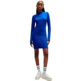 HUGO Nilla_b Jersey jurk voor dames, Open blue., L