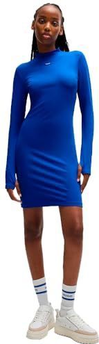 HUGO Nilla_b Jersey jurk voor dames, Open blue., L