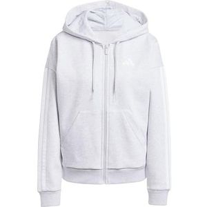 adidas - Essentials 3 Stripes - Fleece Sweatshirt - Met Rits