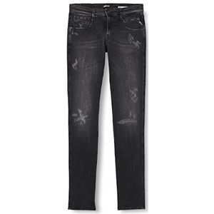 Replay Anbass Slim Fit Bio Herenjeans, donkergrijs 097-3, 27W / 32L