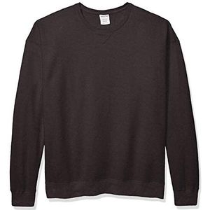 Hanes Heren Comfortwash kledingstuk geverfd fleece sweatshirt, Nieuwe Spoorweg Grijs, L