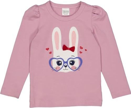 Fred's World by GREEN COTTON Shirt  blauw / rosé / vuurrood / wit