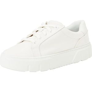 Timberland Laurel Court Sneakers voor heren, wit canvas, 38,5 EU, Wit canvas, 38.5 EU Weit