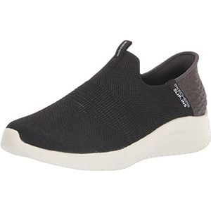 Skechers Women's, Slip-ins: Ultra Flex 3.0 - Smooth Step Sneaker - Wide Width Black 6.5 W