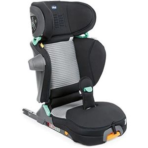 Chicco Fold & Go Air I-size Autostoel 15-36 kg, Verstelbaar Kinderzitje Groep 2/3 Kinderen van 3 tot 12 Jaar, Opvouwbaar en Draagbaar, Zijbescherming, in Hoogte en Breedte Verstelbaar