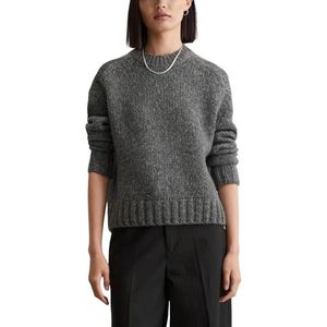 Marc O'Polo Denim gebreide damestrui van wolmix, relaxed fit, grijs, XS