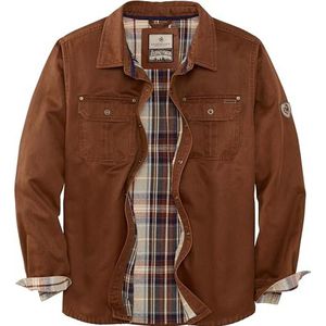 Legendary Whitetails Heren Journeyman overhemd jas, flanel gevoerde shacket voor mannen, waterbestendige jas, robuuste herfst kleding jas