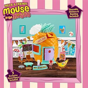 Millie and Friends Muis in The House CO07395 Speelset Sapbar Pineapple speelgoed, verzamelspeelgoed, Imaginatief speelgoed, voor kinderen van 3 tot 7 jaar