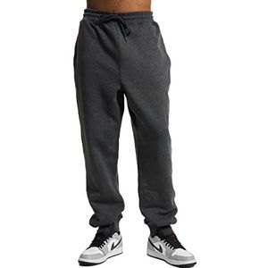 Urban Classics Joggingbroek voor heren, basic sweatpants, lange sportbroek, relaxed cut, elastische tailleband, verkrijgbaar in meer dan 10 kleuren, maat S tot 5XL, antraciet, XS