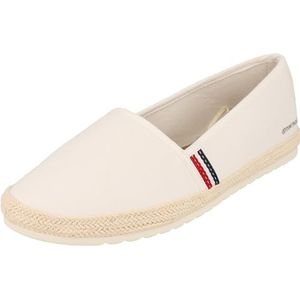 TOM TAILOR Dames 7490090001 platte slipper, wit, 37 EU, wit, 37 EU