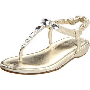 Stuart Weitzman Kinderschuhe Bella meisjessandalen, Goud metallic, 35 EU