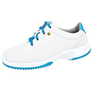 ABEBA 31786 UNI6 ESD lage schoen, S2, SRC, wit/blauw, maat 48