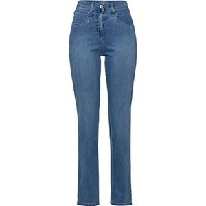 Raphaela by Brax Laura New Light Denim Jeans, bleached, slightly used, 46K voor dames, gebleekt, licht gebruikt, 38