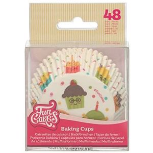 FunCakes Baking Cups Cupcake Party: Perfect Voor Feest Cupcakes, Cupcakes En Meer, Taart Decoratie, Pk/48