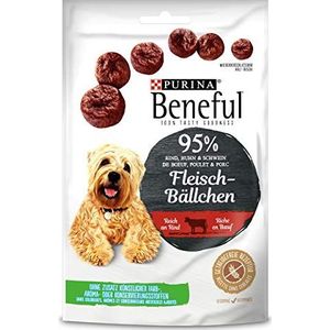 Purina Beneful Hondensnack Bag, 7-pack (7 x 70 g), Vlees ballen rund