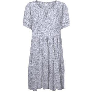 ONLY Dames Onlnova Life Vis Thea Kh Dress AOP, midnight navy, M