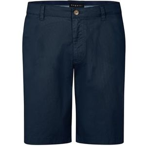 bugatti Chinoshorts voor heren, comfort en elegantie voor warme dagen, 390-marine, 50