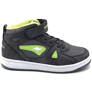 KangaROOS Unisex Kalley II Ev sneakers, Steel Grey Lime, 36 EU