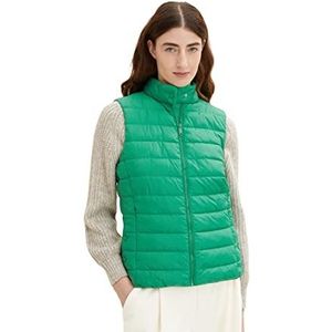 TOM TAILOR Dames Vest 1034120, 31032 - Vivid Leaf Green, S