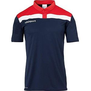 Uhlsport Offense 23 poloshirt voor heren, marineblauw/rood/wit, M