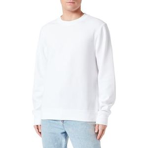 CASUAL FRIDAY Heren CFSebastian Crew Neck Sweatshirt, 110601/Bright White, S, 110601/Helder Wit, S