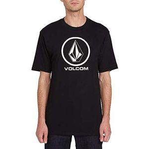 Volcom Crisp Stone, T-shirt met korte mouwen, basic fit, zwart, XXL