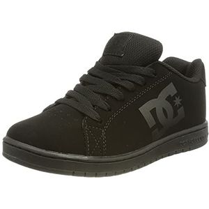 DC Shoes Gaveler-Leather Shoes for Kids Sneakers voor jongens, zwart, 37 EU