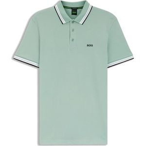 BOSS Shirt 'Paddy'  mintgroen / zwart / wit